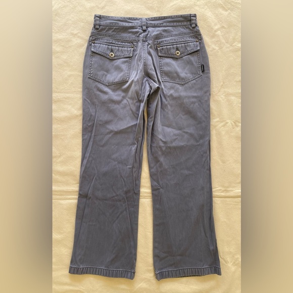 Patagonia Organic Cotton Women's Slate Grey Straight Leg Pants Size 6 Casual - Picture 2 of 8
